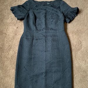 Black Brocade Dress